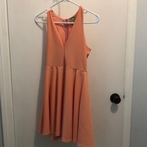Peach dress